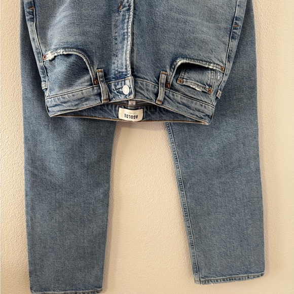 AGOLDE Women's Blue Jeans - Picture 6 of 8